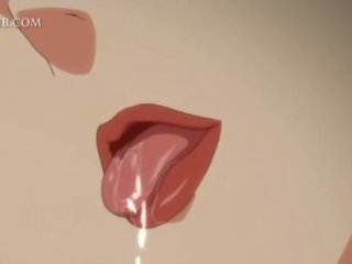 Невинен аниме mademoiselle чука голям кур между цици и влагалище устни